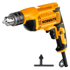 WORKSITE 450W Corded Hammer Drill 3/8" Metal Chuck Variable Speed 3300RPM Electric Power Handheld Drilling Tools