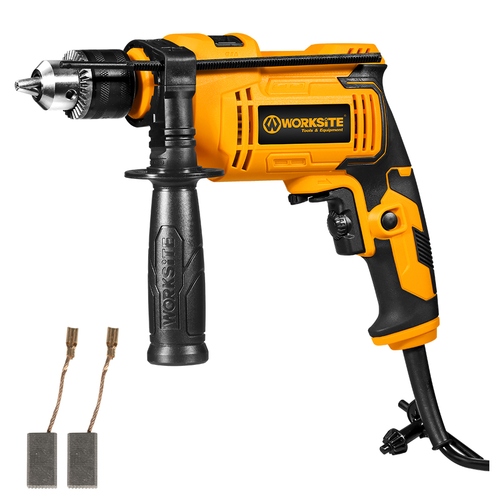 WORKSITE Electric Impact Drill 13mm Powerful 650W Variable Speed 2800RPM Portable Corded Power Impact Drills