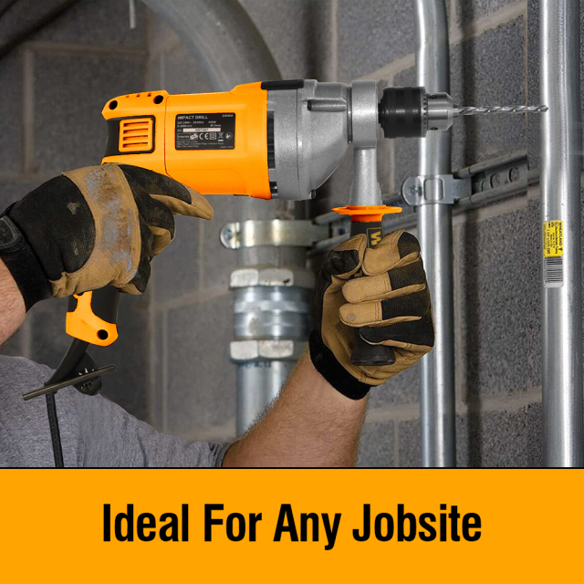 WORKSITE Professional Corded Hammer Drill 1/2" Heavy-Duty 1100W Variable Speed 3000RPM Electric Power Drills