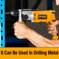 WORKSITE Electric Impact Drill 13mm Professional Heavy Duty 1200W Portable Corded Power Impact Drills Tools