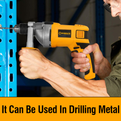 WORKSITE Professional Corded Hammer Drill 1/2" Heavy-Duty 1100W Variable Speed 3000RPM Electric Power Drills