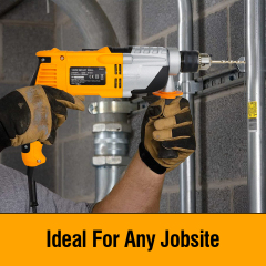 WORKSITE Electric Impact Drill 13mm Professional Heavy Duty 1200W Portable Corded Power Impact Drills Tools