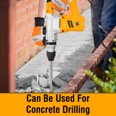 WORKSITE Heavy Duty SDS-Plus 26mm Rotary Hammer Drill 1050W Professional Rotary Hammer for Wood Masonry Concrete Steel