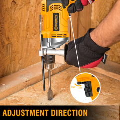 WORKSITE Electric Impact Drill 13MM Powerful 1050W Variable Speed 2800RPM Wood Steel Drilling Handheld Impact Drills