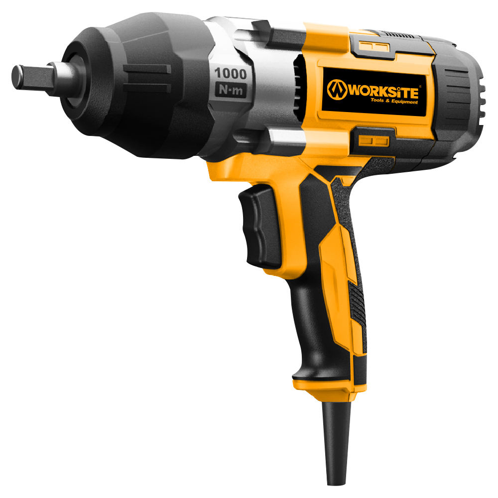 WORKSITE Corded Electric Impact Wrench 1/2" Heavy Duty 600Nm Powerful 1000W Handheld Power Wrenches Impact Gun
