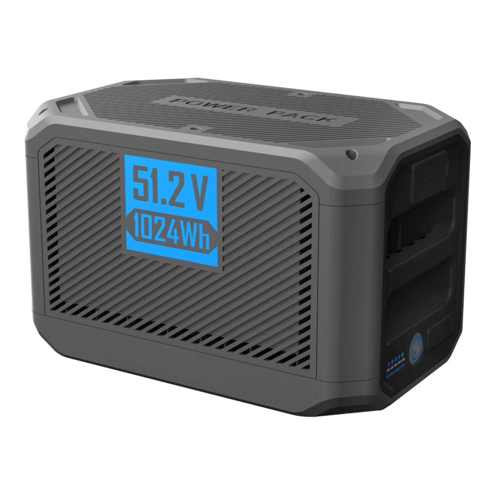 WORKSITE Portable Power Station Power Bank Generator 1024Wh LiFePO4 Battery Fast Charger for Home and Outdoor Camping