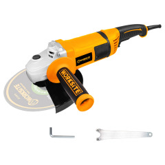 WORKSITE Angle Grinder 180mm Cutting Grinding Machine Portable Stone Wet Electric Professional 2000W Heavy Duty Angle Grinder