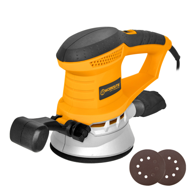 WORKSITE Orbital Sander 5 Inch Powerful 300W 12000 RPM Speed Electric Woodworking Sanding Random Orbital Sanders