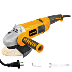 WORKSITE Electric Angle Grinder 230mm Grinding Tools Machine 9In Cutter Corded Hand Professional Heavy Duty Power Angle Grinder