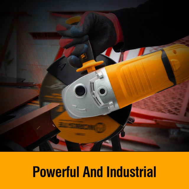 WORKSITE Electric Angle Grinder 230mm Grinding Tools Machine 9In Cutter Corded Hand Professional Heavy Duty Power Angle Grinder