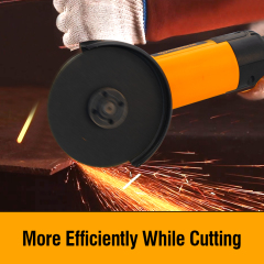 WORKSITE Small Angle Grinder Handheld 100mm Cutting Discs 900W 11000/min Speed Metal Grinding Corded Power Electric Grinders Tools