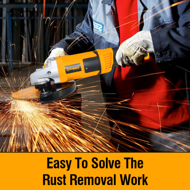 WORKSITE Angle Grinder 230mm Angle Grinder Handle Angle Grinder Heavy Duty Professional Electric Angle Grinder Corded Angle Grinders