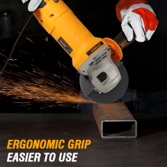 WORKSITE Angle Grinder 125mm Cutting Discs 1200W 11000/min Speed Metal Grinding Corded Power Electric Grinders Tools