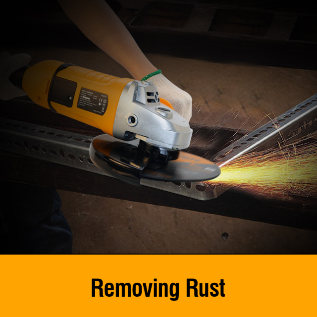 WORKSITE Electric Angle Grinder 230mm Grinding Tools Machine 9In Cutter Corded Hand Professional Heavy Duty Power Angle Grinder