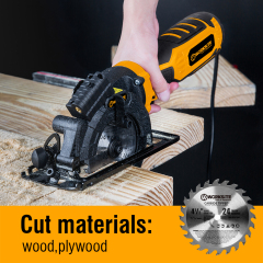 WORKSITE Mini Circular Saw 4.5 Inch Blade 710W Power Cutter Compact Lightweight 3500RPM Speed Electric Circular Saws