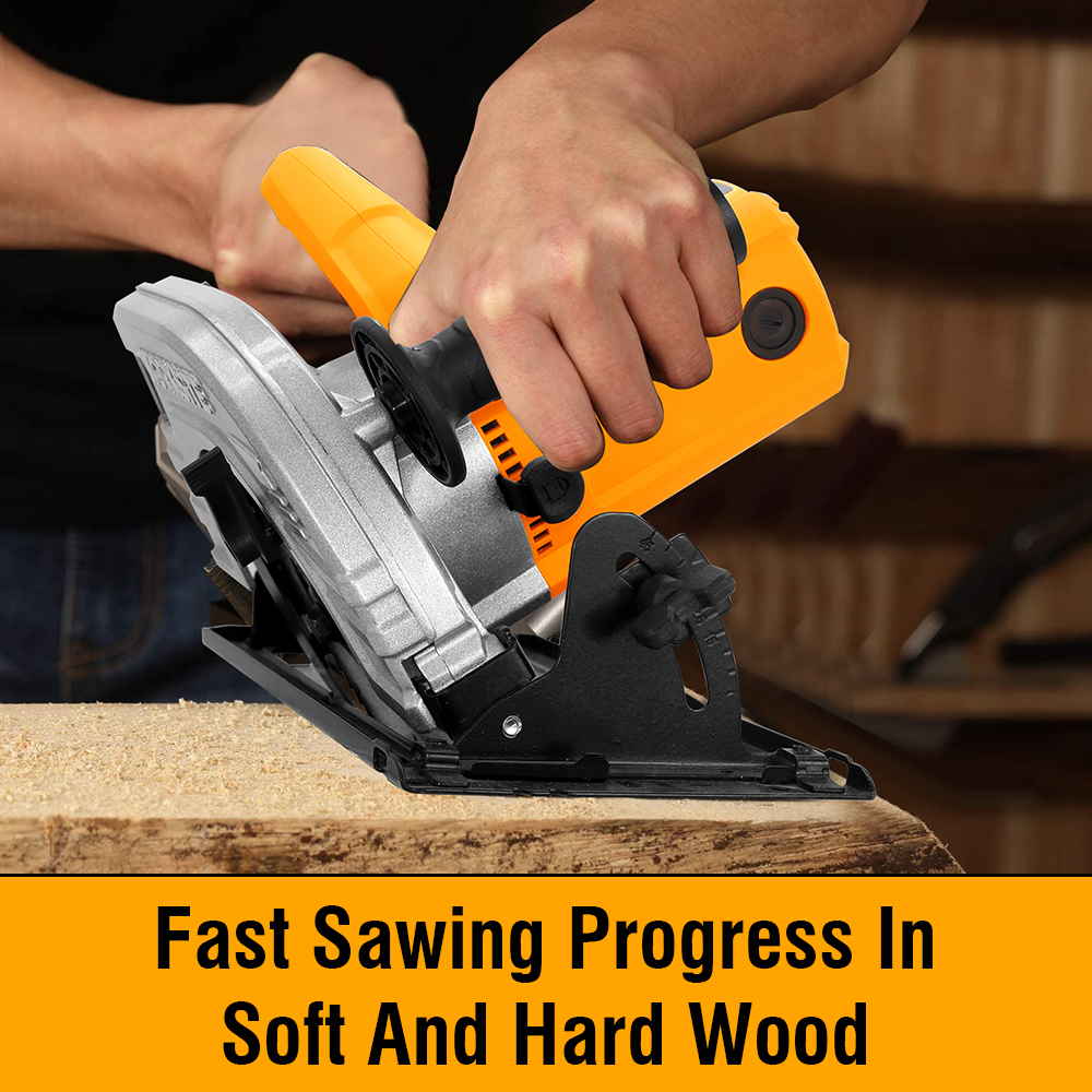 WORKSITE Professional Circular Saw 235mm Blade High Power 2200W 4100RPM Speed Electric Circular Saws