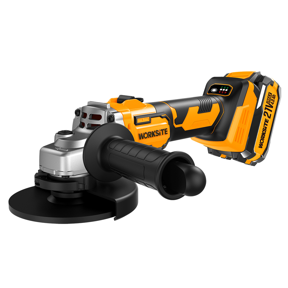 21V Cordless Brushless Angle Grinder