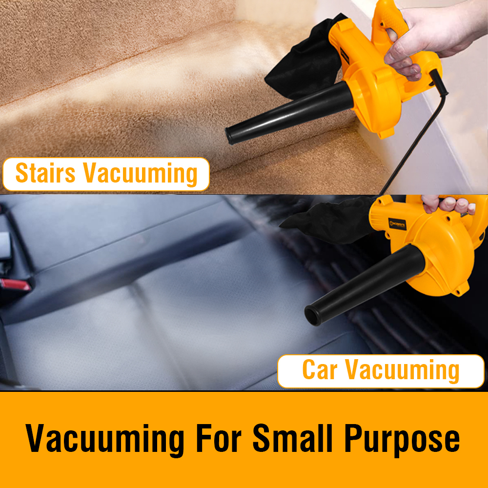WORKSITE Dust Blower 450W Compact Garden Small Leaf Sweeper Cleaner Portable Handheld Electric Air Blowers