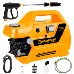 WORKSITE High Pressure Washer Powerful 2000W Portable Car Wash Sprayer 6.5L/MIN Electric Power Pressure Washer Tool