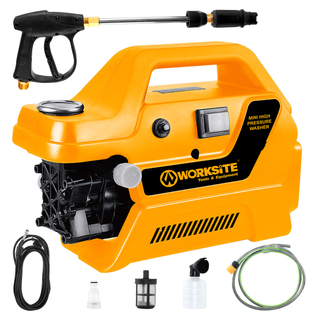 WORKSITE High Pressure Washer Portable Car Wash Sprayer Washer Tool