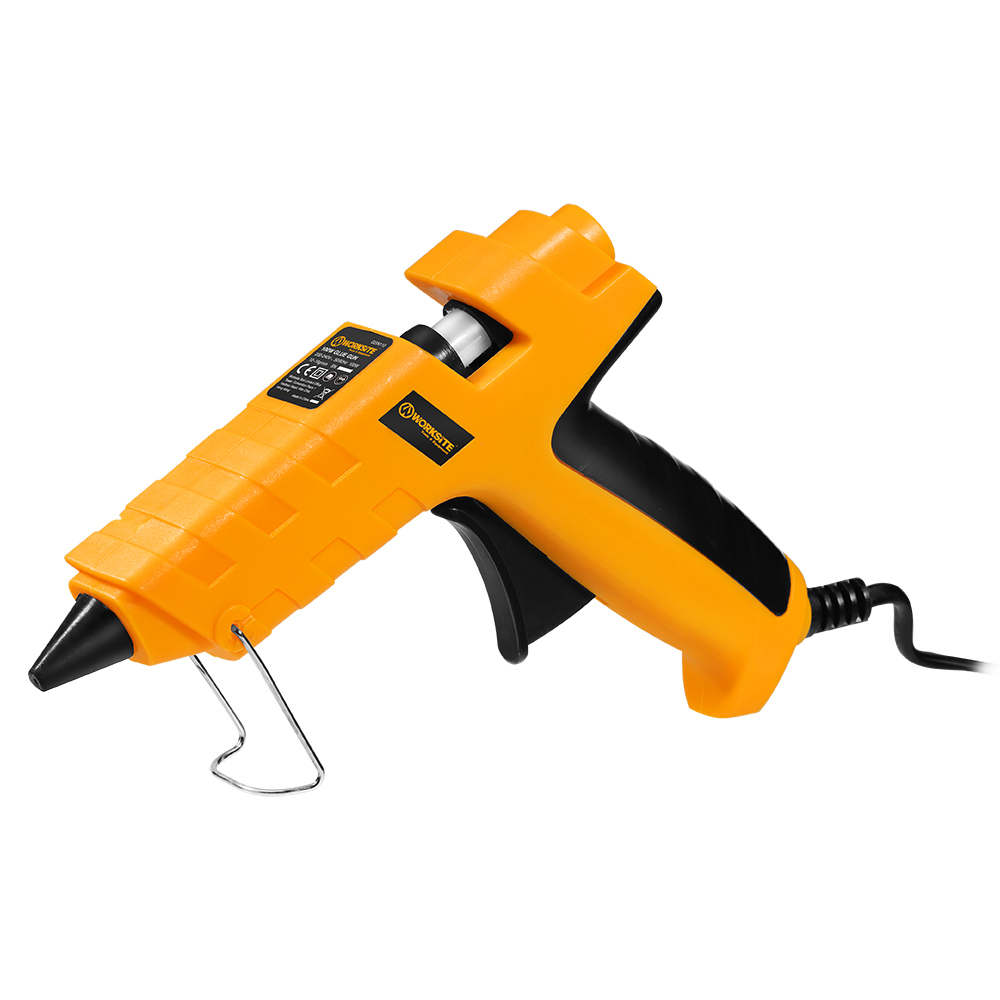 WORKSITE Hot Melt Glue Gun 100W Electric Glue Gun Sticks Set Fast Preheating Hot Melt for School Crafts DIY Arts