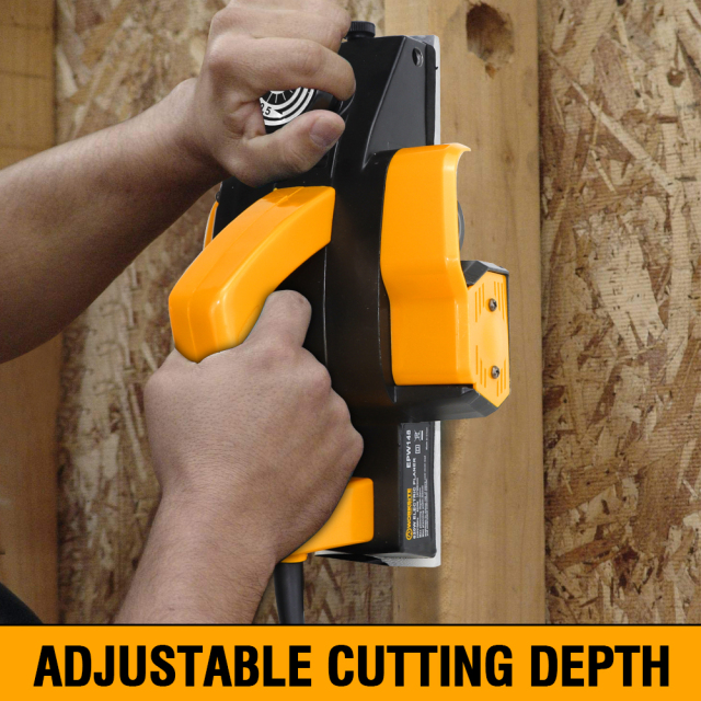 WORKSITE Professional Electric Wood Planer 620W 16700SPM Speed Mini Portable Woodworking Hand Planer Tool