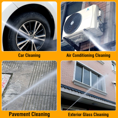 WORKSITE High Pressure Washer Powerful 2000W Portable Car Wash Sprayer 6.5L/MIN Electric Power Pressure Washer Tool