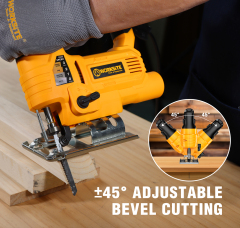 WORKSITE Corded Jig Saw 650W Electric Power Variable Speed 3000RPM Handheld Woodworking Cutting Wood Jig Saws