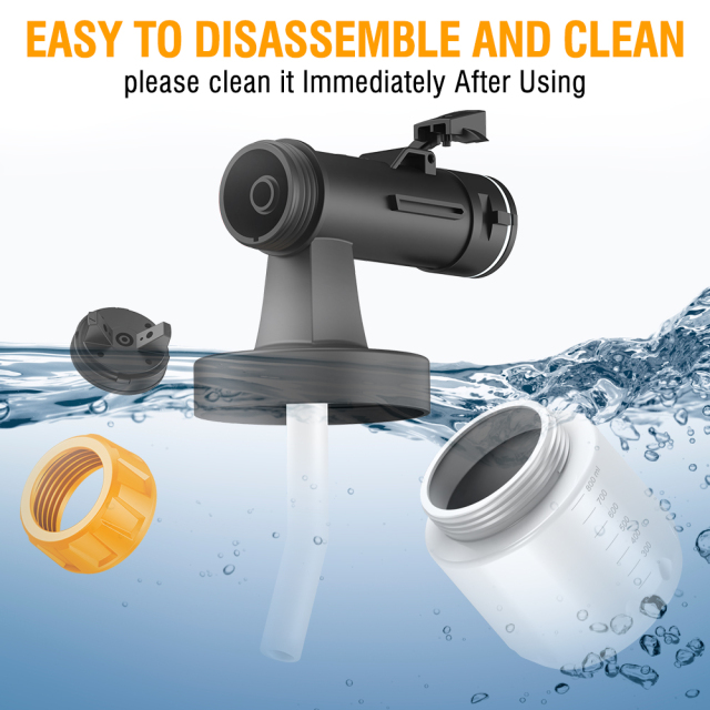 WORKSITE Spray Gun 400W Lightweight Max Flow 280ML/Min Electric Paint Sprayer Gun for Painting Cleaning