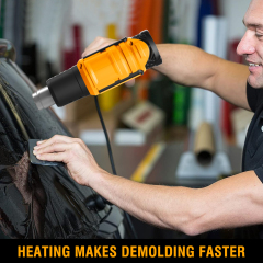 WORKSITE Heat Gun 2000W Portable Dual Temperature Settings 410°C to 550°C Electric Craft Hot Air Heat Guns