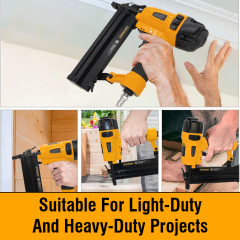 WORKSITE Air Nailer Stapler 2 In 1 Nail Gun Furniture Floor Wood Concrete Roofing Palm 18 Gauge Portable Pneumatic Brad Nailer