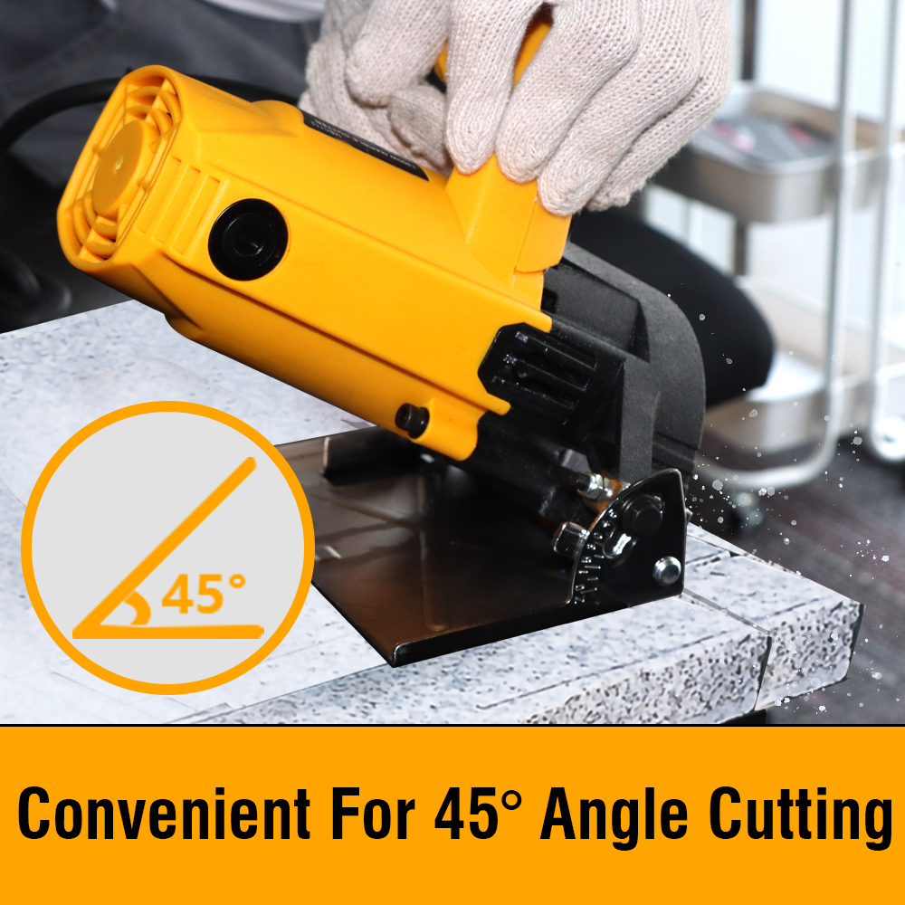 WORKSITE 220V Marble Cutter Saw Machine Price Tiles Stone Cutting Cutter Circular Saw 1400W Hand Electric Marble Cutter