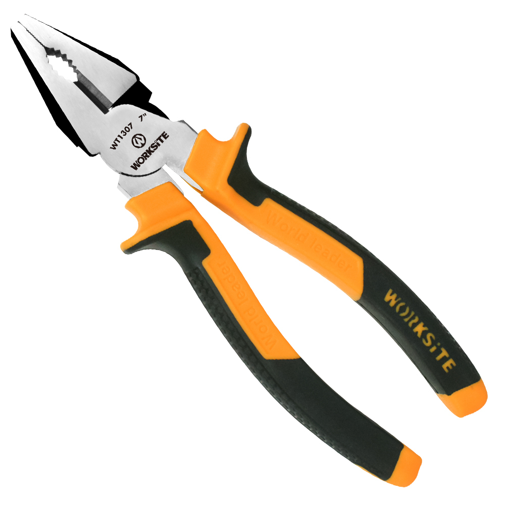 WORKSITE Pliers Combination Pliers Hand Tool Combination 8" 200mm Diagonal Cutter Pliers