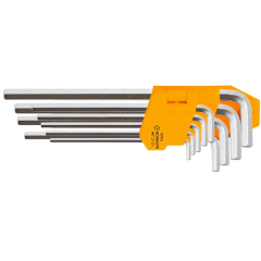 WORKSITE Hand Tools High Quality Hex Wrench Allen Wrench Hex Key 9Pcs Cr-V Hex Wrench Set