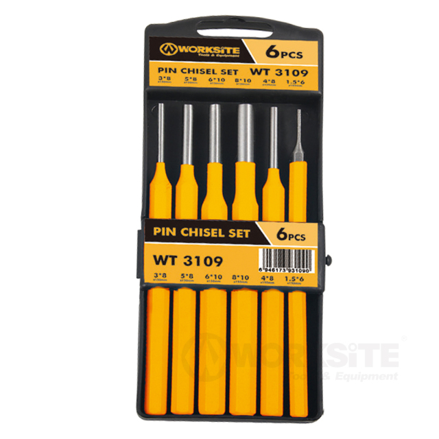 WOTKSITE 6PCS PIN CHISEL SET