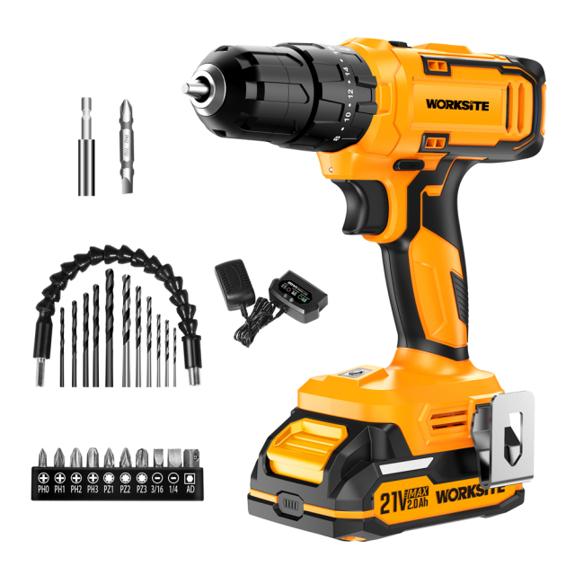 21V CORDLESS HAMMER DRILL