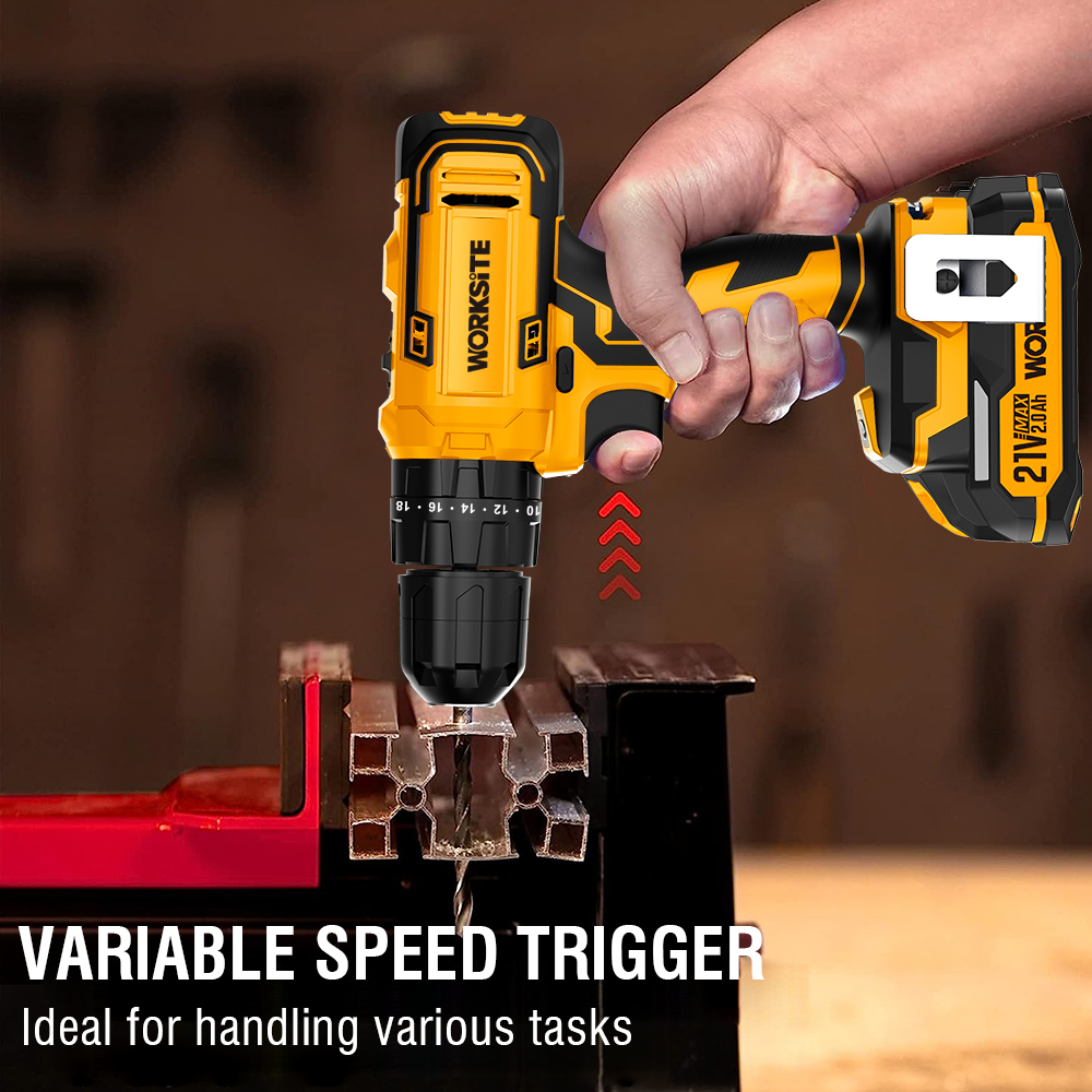 21V CORDLESS HAMMER DRILL