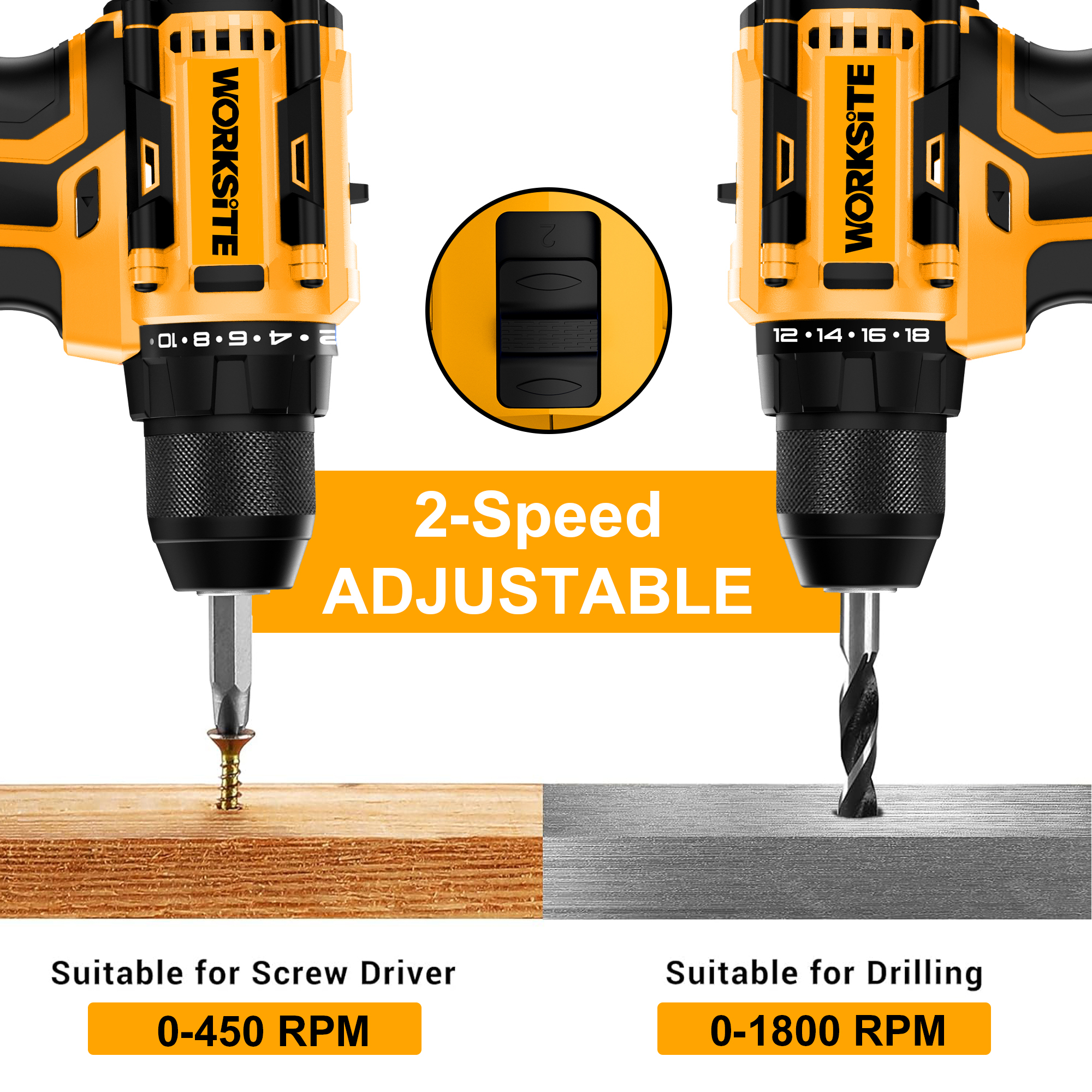 21V Brushless 10mm Drill (50Nm)
