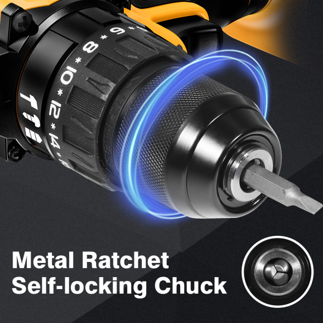 21V CORDLESS HAMMER DRILL