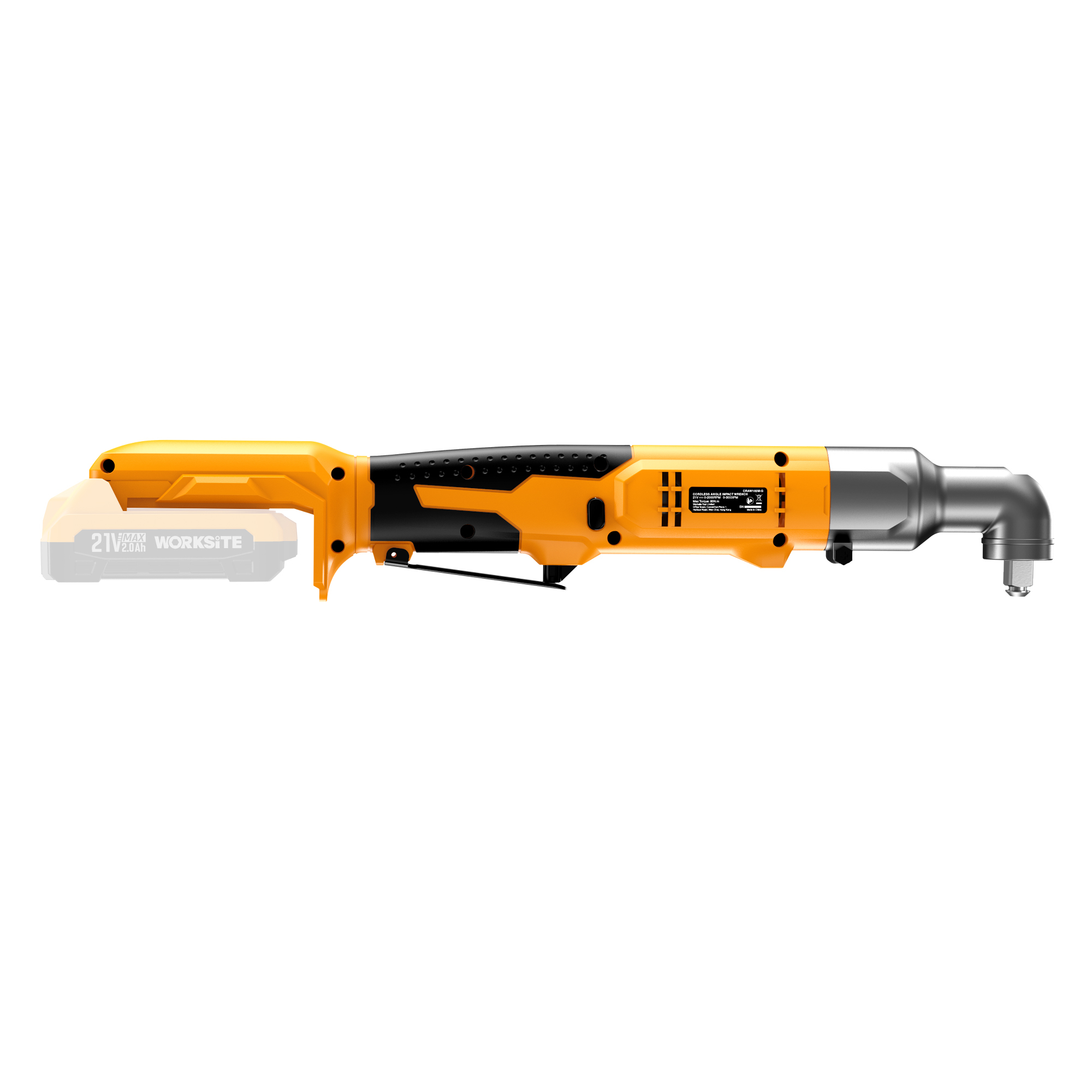 21V Cordless Angle Impact Wrench (80Nm) -G