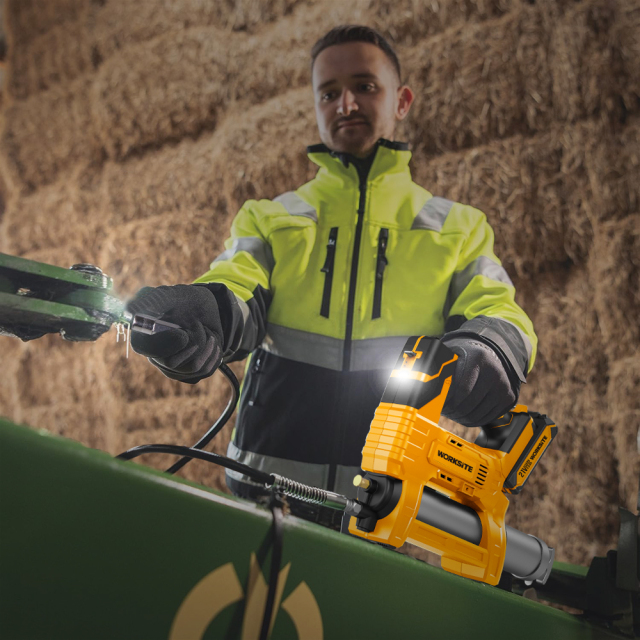 21V Cordless Brushless Grease Gun