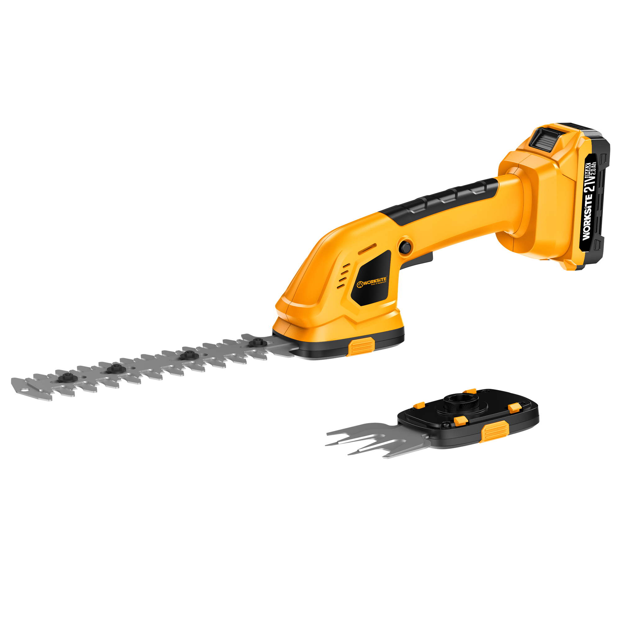 21V 2-IN-1 CORDLESS HEDGE TRIMMER / GRASS SHEAR