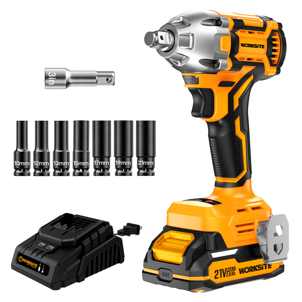 21V Brushless 13mm Impact Wrench (350Nm)