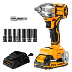21V Brushless 13mm Impact Wrench (380Nm)