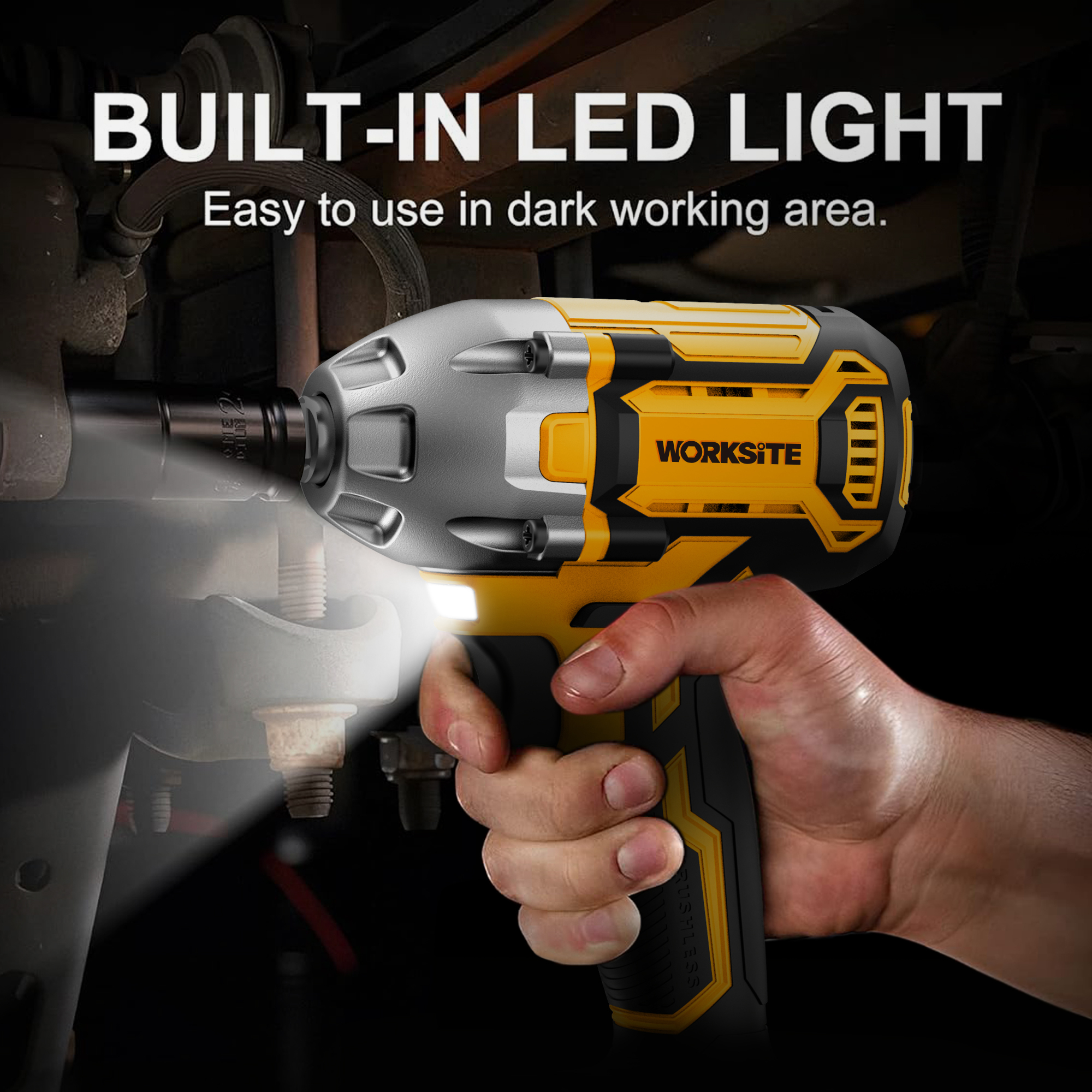 21V Brushless 13mm Impact Wrench (350Nm)