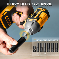 21V Brushless 13mm Impact Wrench (380Nm)