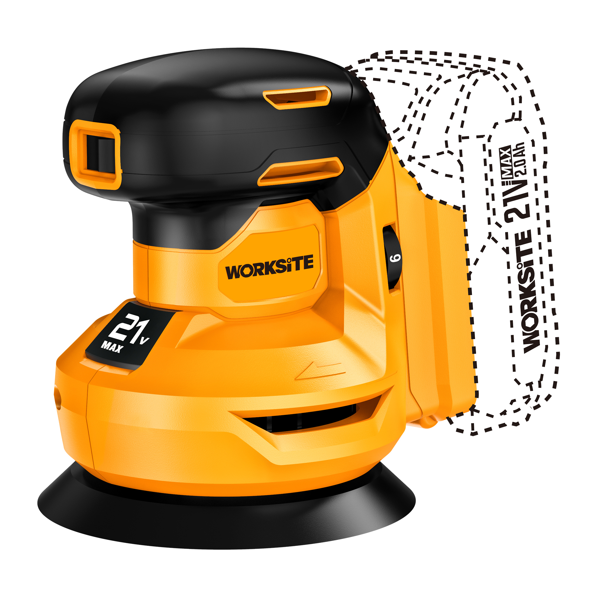 21V Orbital Sander