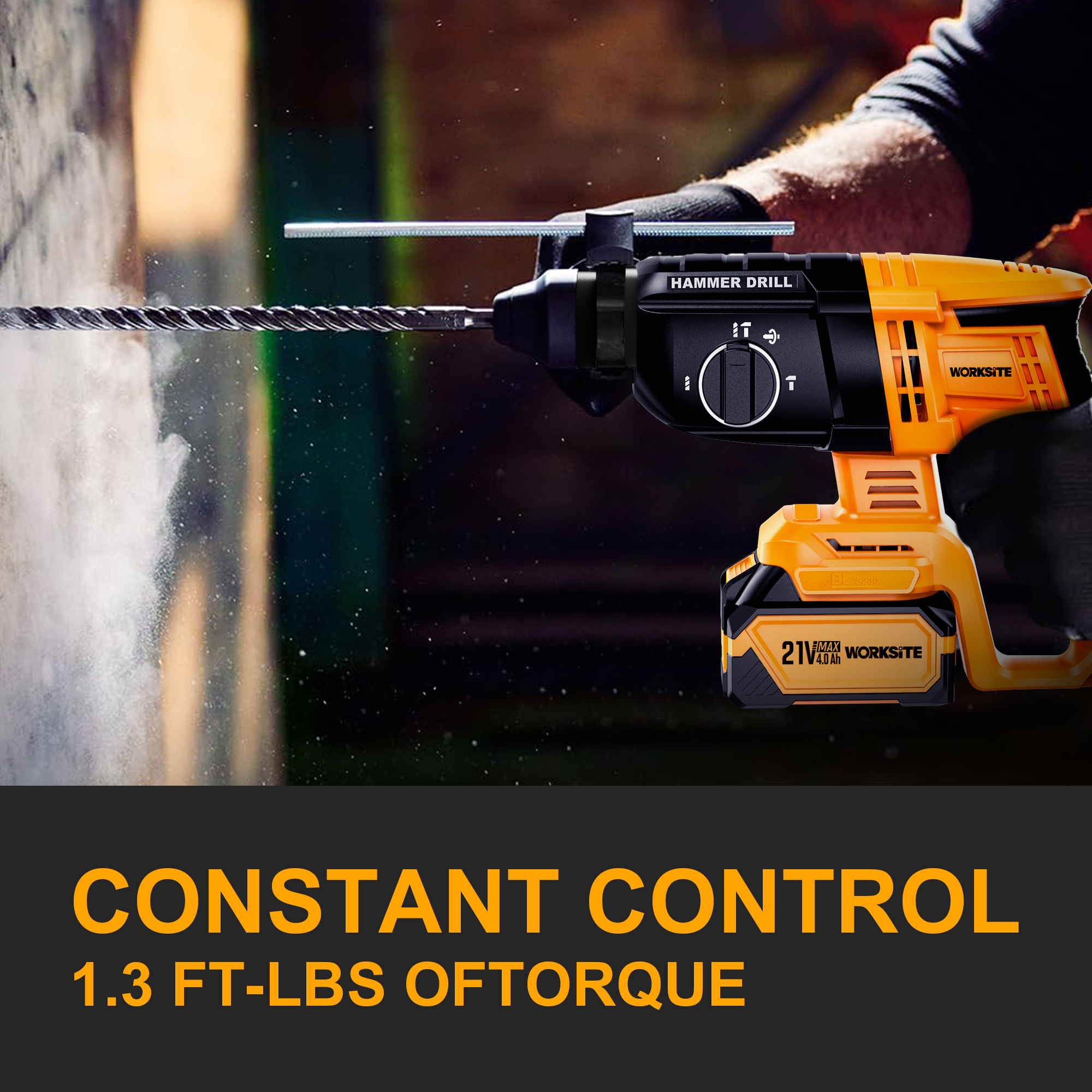 21V Brushless Hammer Drill 26mm