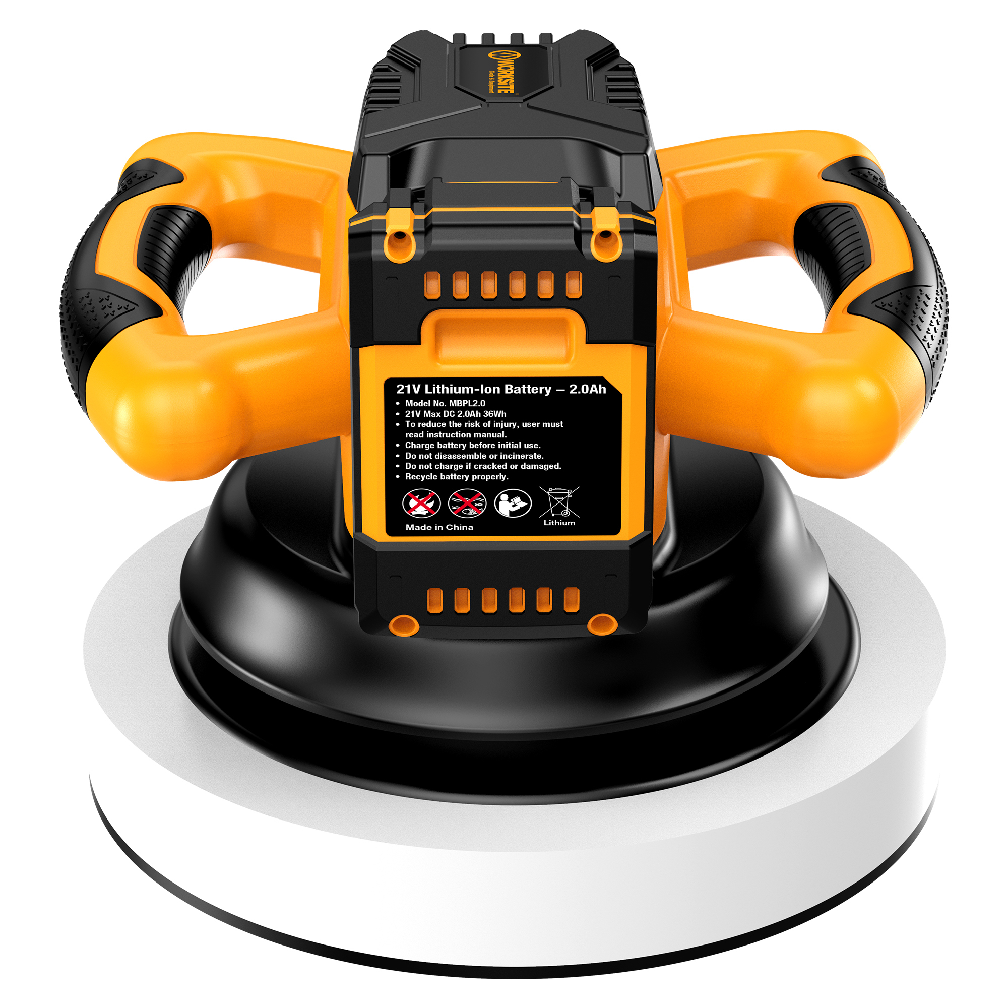 21V Cordless 10" Wax Polisher