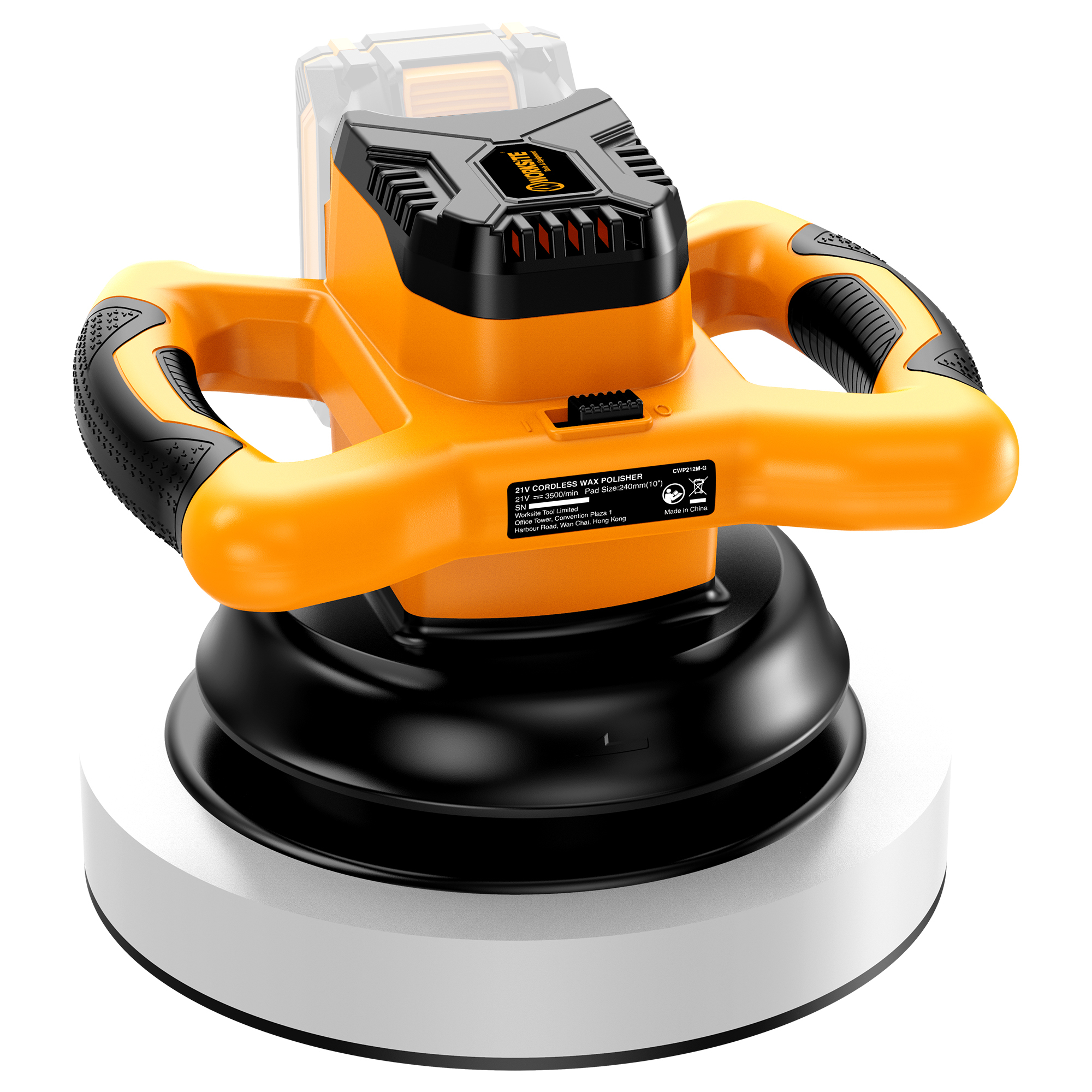 21V Cordless 10" Wax Polisher